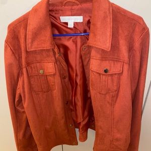 NY&Co faux suede jacket